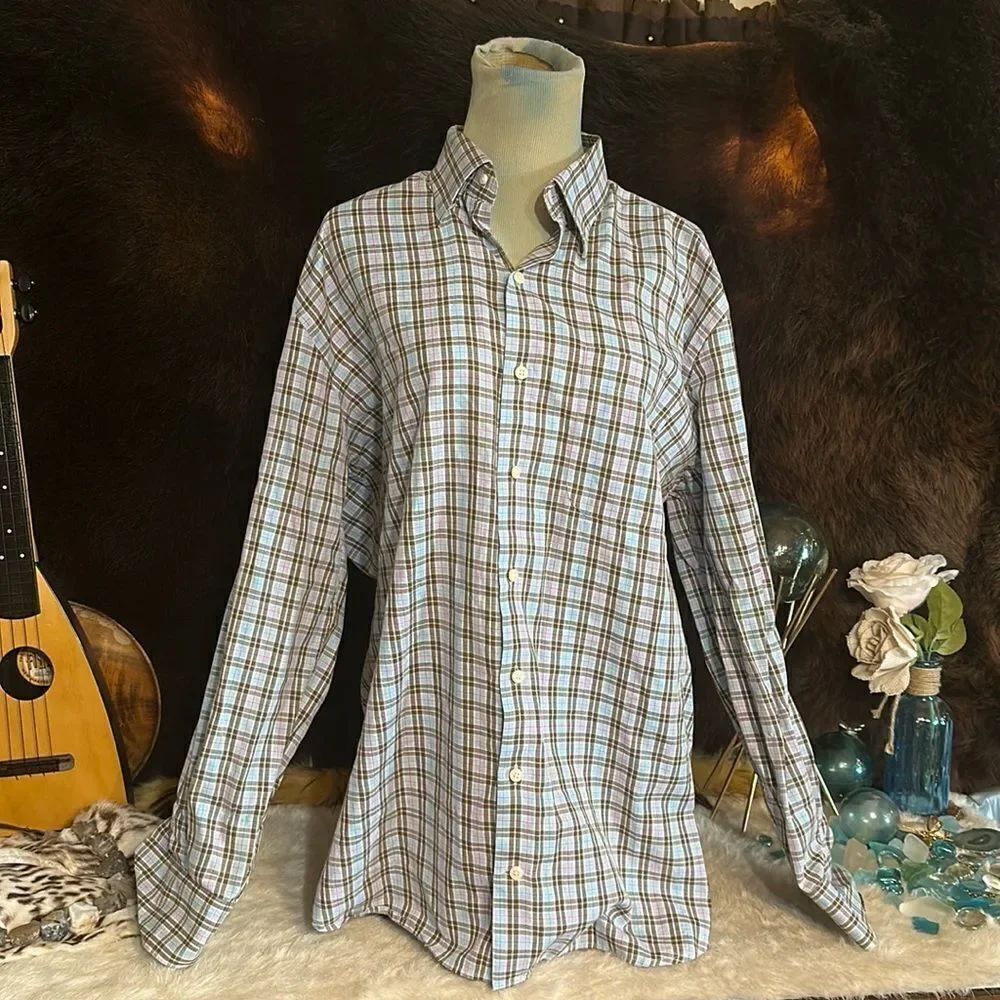 Peter Millar dress shirt L (5025D)